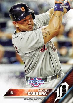 2016 Topps Opening Day #OD-150 Miguel Cabrera Front