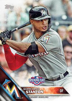 2016 Topps Opening Day #OD-184 Giancarlo Stanton Front