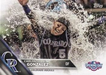 2016 Topps Opening Day #OD-152 Carlos Gonzalez Front
