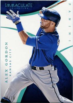2015 Panini Immaculate Collection - Blue #29 Alex Gordon Front