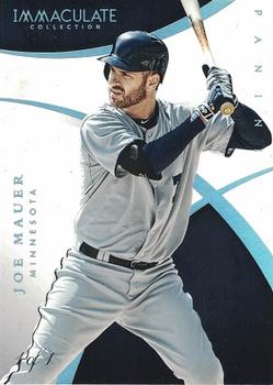 2015 Panini Immaculate Collection - Platinum #61 Joe Mauer Front