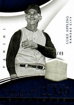 2015 Panini Immaculate Collection - Accolades Materials #9 Luke Appling Front