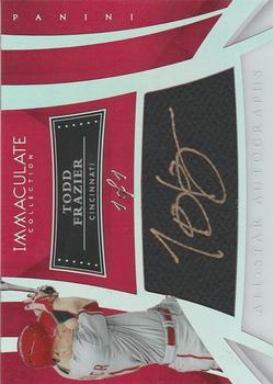 2015 Panini Immaculate Collection - All-Star Autographs Platinum #9 Todd Frazier Front