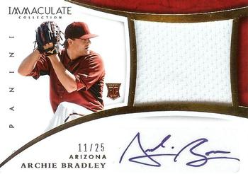 2015 Panini Immaculate Collection - Immaculate Auto Jumbo Materials #26 Archie Bradley Front