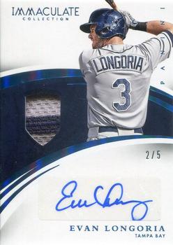 2015 Panini Immaculate Collection - Immaculate Auto Materials Prime #16 Evan Longoria Front