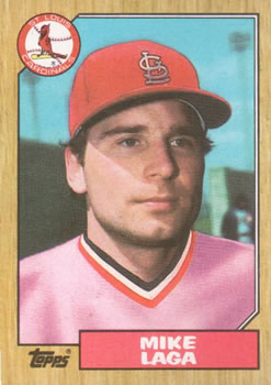 1987 Topps #321 Mike Laga Front