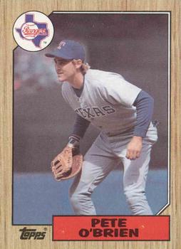 1987 Topps #17 Pete O'Brien Front