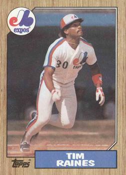 1987 Topps #30 Tim Raines Front