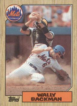 1987 Topps #48 Wally Backman Front