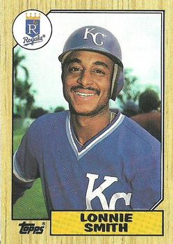 1987 Topps #69 Lonnie Smith Front