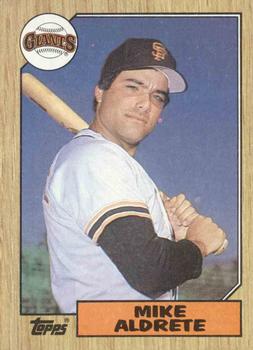 1987 Topps #71 Mike Aldrete Front