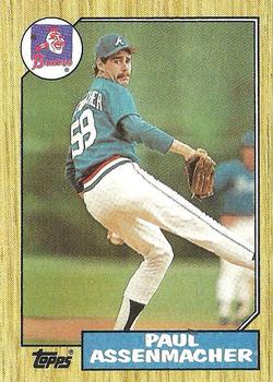 1987 Topps #132 Paul Assenmacher Front