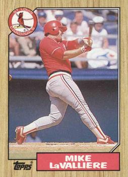 1987 Topps #162 Mike LaValliere Front