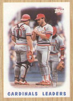 1987 Topps #181 Cardinals Leaders Front
