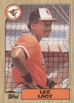 1987 Topps #182 Lee Lacy Front