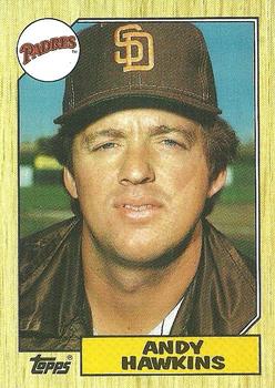 1987 Topps #183 Andy Hawkins Front