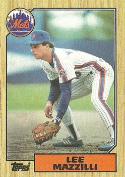1987 Topps #198 Lee Mazzilli Front
