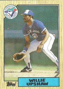 1987 Topps #245 Willie Upshaw Front