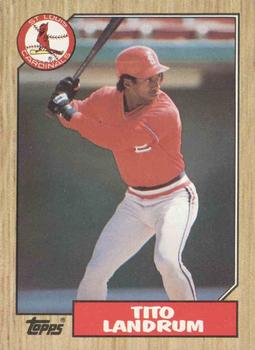 1987 Topps #288 Tito Landrum Front