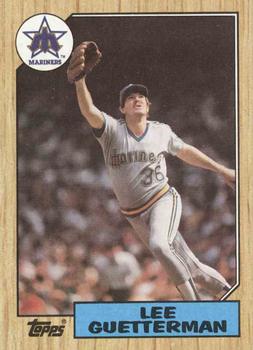 1987 Topps #307 Lee Guetterman Front