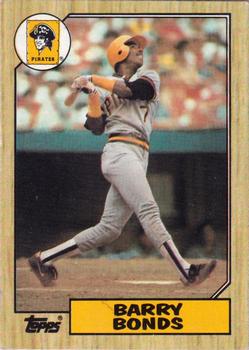1987 Topps #320 Barry Bonds Front