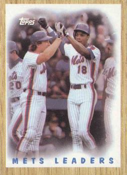 1987 Topps #331 Mets Leaders Front