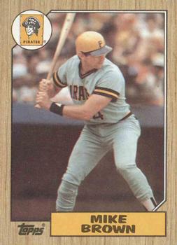 1987 Topps #341 Mike Brown Front