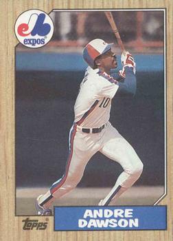 1987 Topps #345 Andre Dawson Front