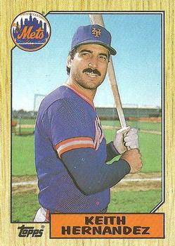 1987 Topps #350 Keith Hernandez Front