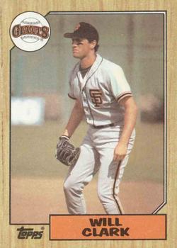 1987 Topps #420 Will Clark Front