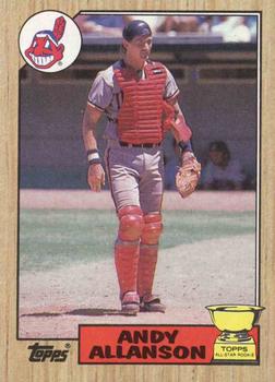 1987 Topps #436 Andy Allanson Front