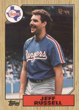 1987 Topps #444 Jeff Russell Front