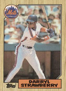 1987 Topps #460 Darryl Strawberry Front