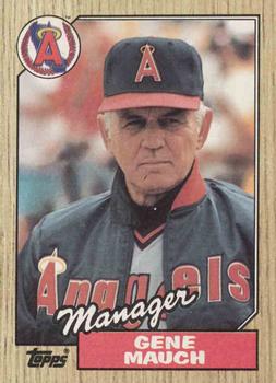 1987 Topps #518 Gene Mauch Front