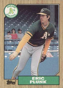 1987 Topps #587 Eric Plunk Front