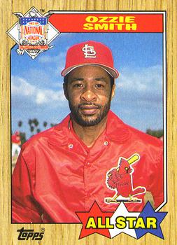 1987 Topps #598 Ozzie Smith Front