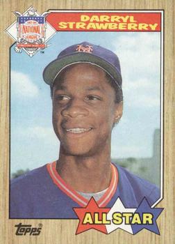 1987 Topps #601 Darryl Strawberry Front