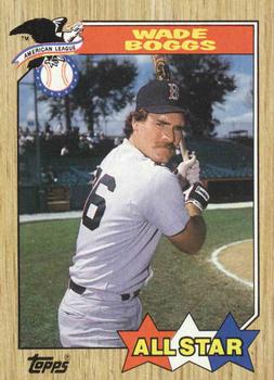 1987 Topps #608 Wade Boggs Front