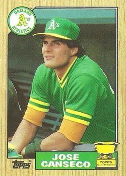 1987 Topps #620 Jose Canseco Front