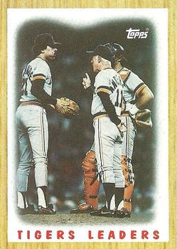 1987 Topps #631 Tigers Leaders Front