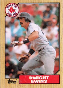 1987 Topps #645 Dwight Evans Front