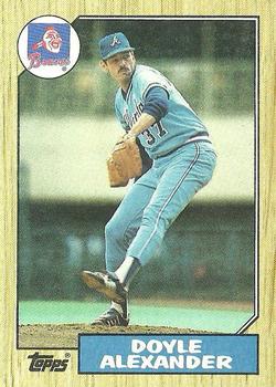 1987 Topps #686 Doyle Alexander Front