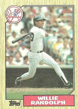 1987 Topps #701 Willie Randolph Front