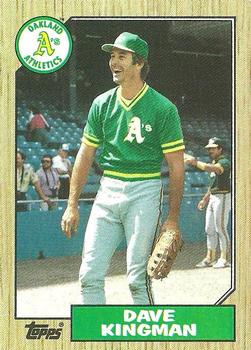 1987 Topps #709 Dave Kingman Front