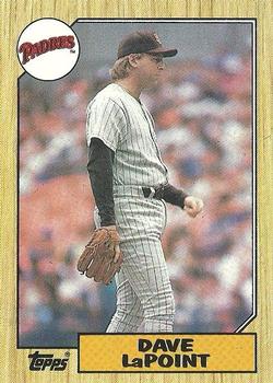1987 Topps #754 Dave LaPoint Front
