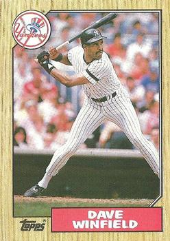 1987 Topps #770 Dave Winfield Front