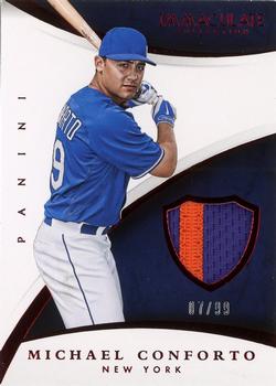 2015 Panini Immaculate Collection - Immaculate Swatches #46 Michael Conforto Front