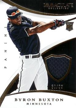 2015 Panini Immaculate Collection - Immaculate Swatches #73 Byron Buxton Front
