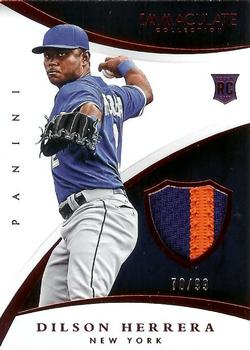2015 Panini Immaculate Collection - Immaculate Swatches Prime #54 Dilson Herrera Front