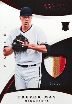 2015 Panini Immaculate Collection - Immaculate Swatches Prime #61 Trevor May Front